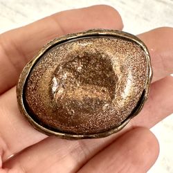 Large Copper Tone Ring 