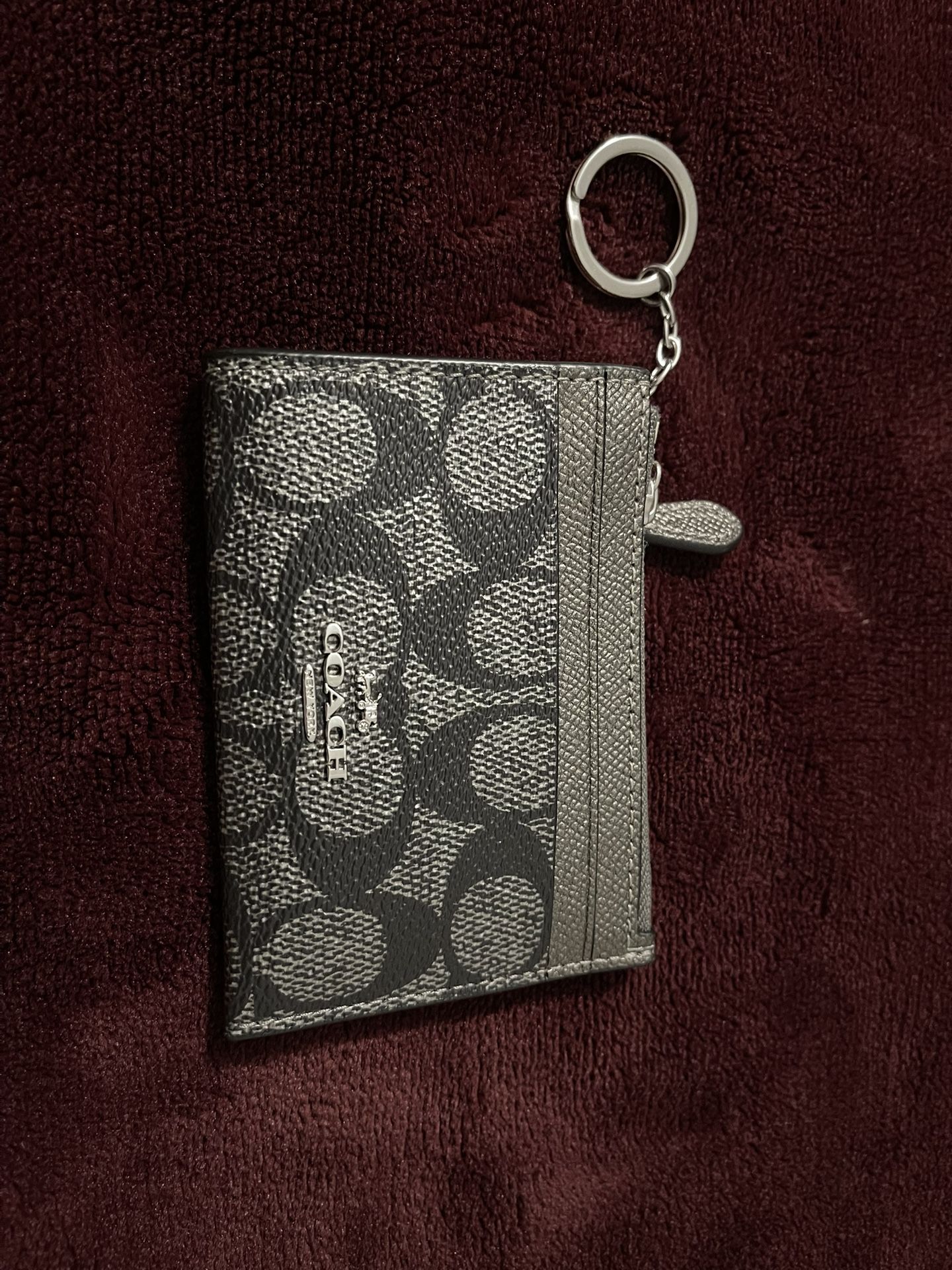 Coach Gray Mini Skinny ID Case