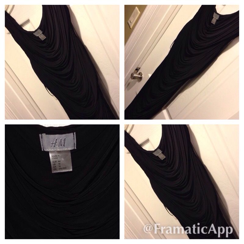 H&M black dress