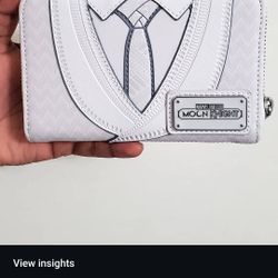 Loungefly Marvel Moon Night Mr. Knight Cosplay Zip Around Wallet, $50.