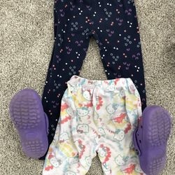 Girl’s size 6,8 clothing and size 11/12 sandals