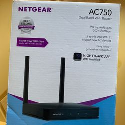 Like New Condition Net gear Ac750 Wi-Fi Router