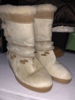 Montebello boots pony hair boots size 7