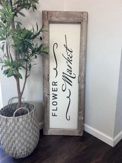 Farmhouse style sign
