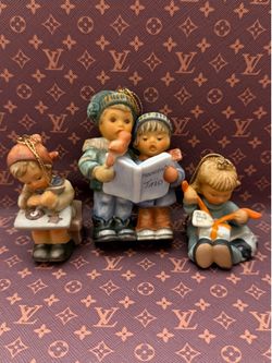 STUDIO Goebel HUMMEL BERTA HUMMEL  SET OF 3 CHRISTMAS ORNAMENTS 1997