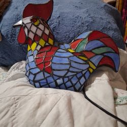 Antique Tiffany Roster Lamp 