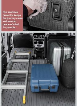 Toyota grand highlander cargo mat and backrest