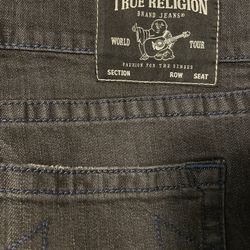 True Religion Black Jeans 36cx32