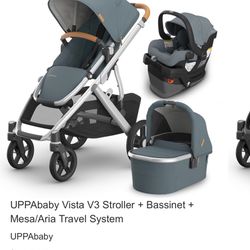 Uppa Stroller And Car Seat Set
