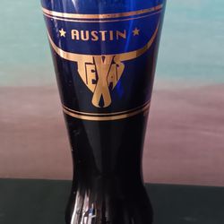 Austin Texas Longhorn Cobalt Blue Shot Glass