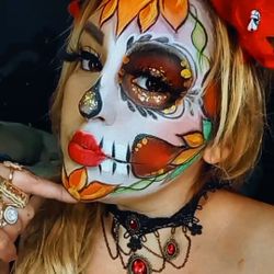 Halloween Costume Catrina Make Up Available