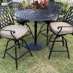 Outdoor Bar Height Patio Dining Furniture 