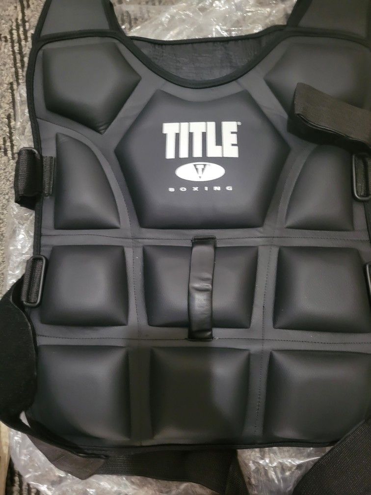 Title Boxing Big Flex Heavy Weighted Training Vest 22lbs3