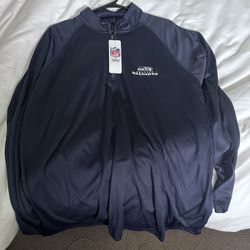Seahawks Long Sleeve Quarter Zip