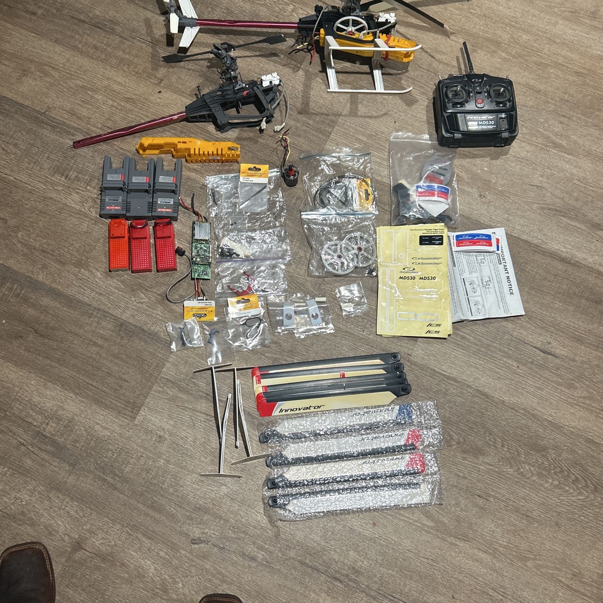 Remote control helicopters