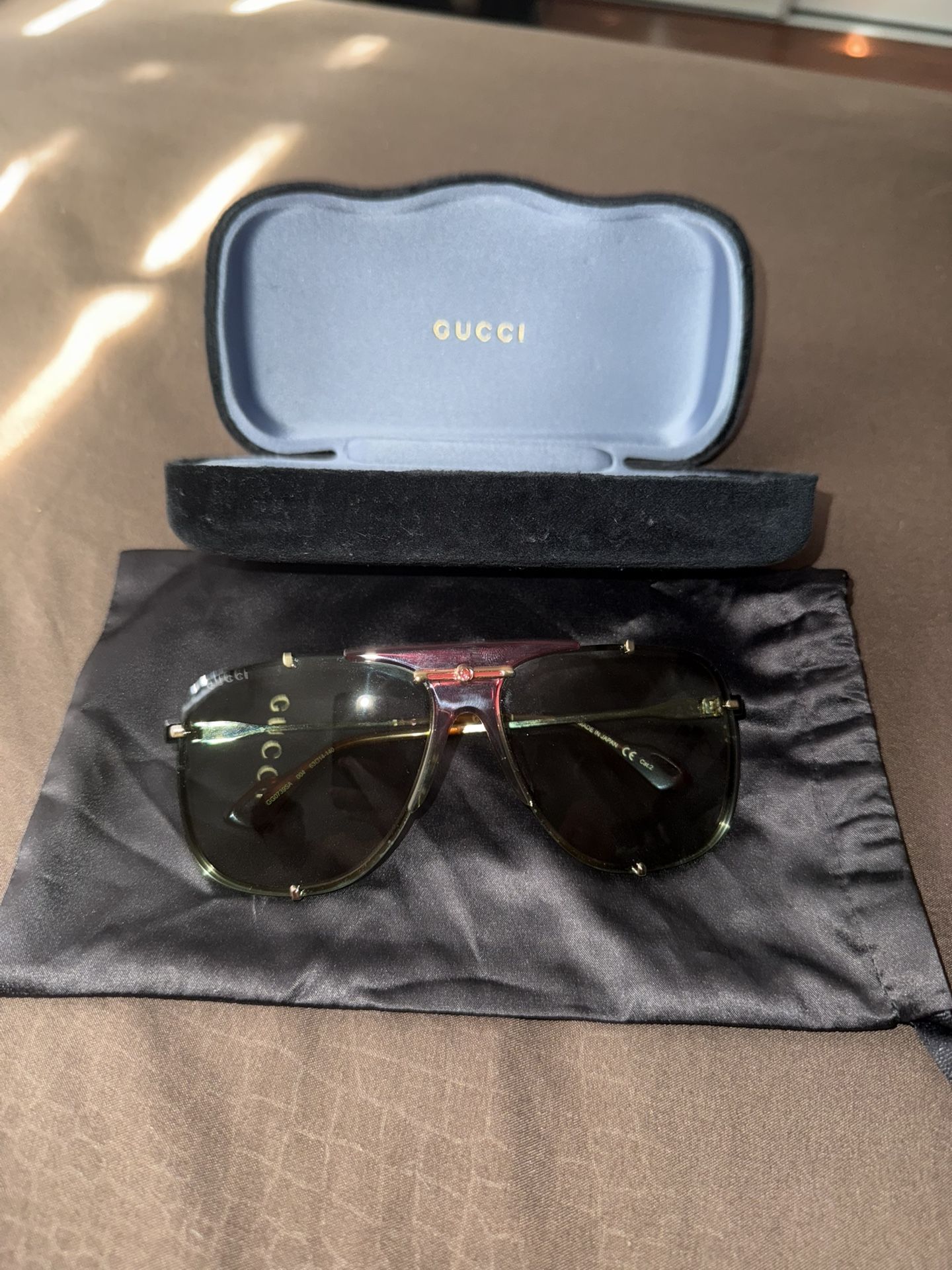 Gucci Womens Gold Sunglasses