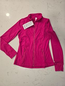 Hot Pink Full Zip Define-Style Jacket – NWT