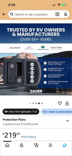 Bauer trailer lock