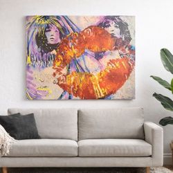 Modern Abstract Pop Art - Colorful Lips And Faces