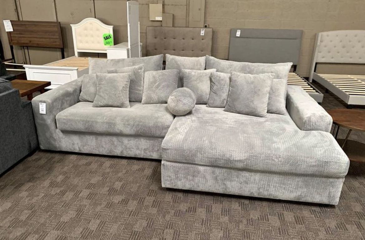 Big Soft Grey Sectional
