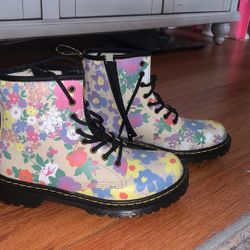 Cute Floral Kids Boots
