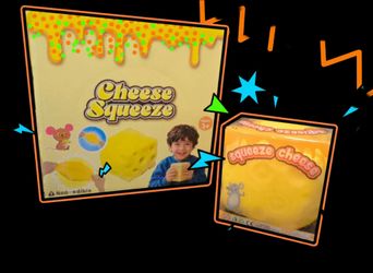 Cheese Squeeze Sensory Toy – Ages 3+