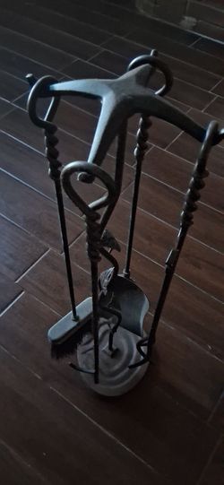 Wrought Iron Fireplace Tools