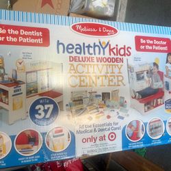 Melissa And Doug Wooden Deluxe Doctor Play Center