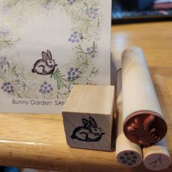 Rubber Stamps Bunny Garden Stamp Set