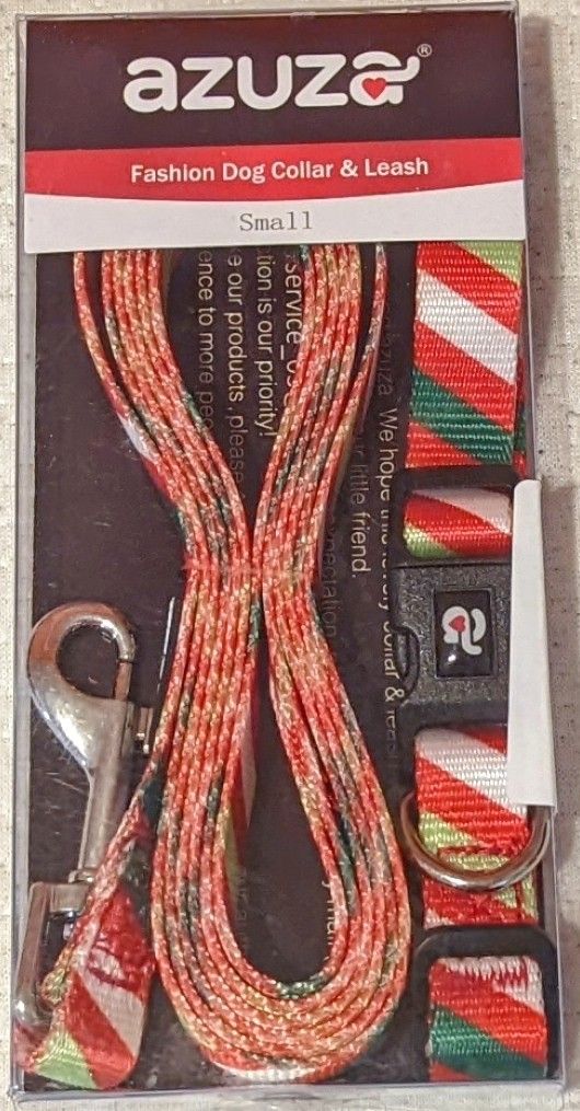 Azuza Holiday Leash And Collar 
