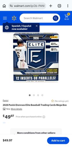 2026 MLB ELITE MEGA PACK 40 - COUNT