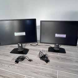 Two Dell UltraSharp Monitor - Very Good Condition