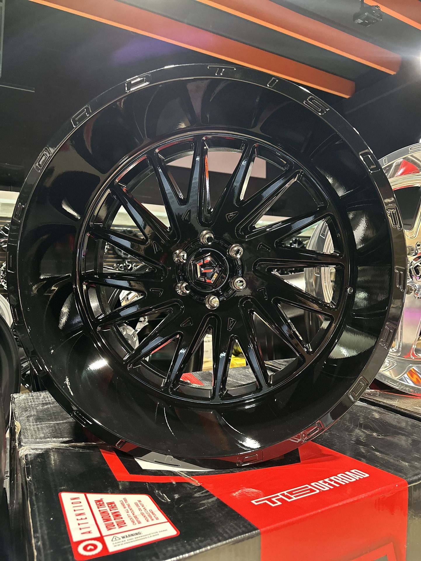 24x14 Tis Off Road 547 Black 6x5.5 Wheels Set Of 4 / Rines for Sale in ...