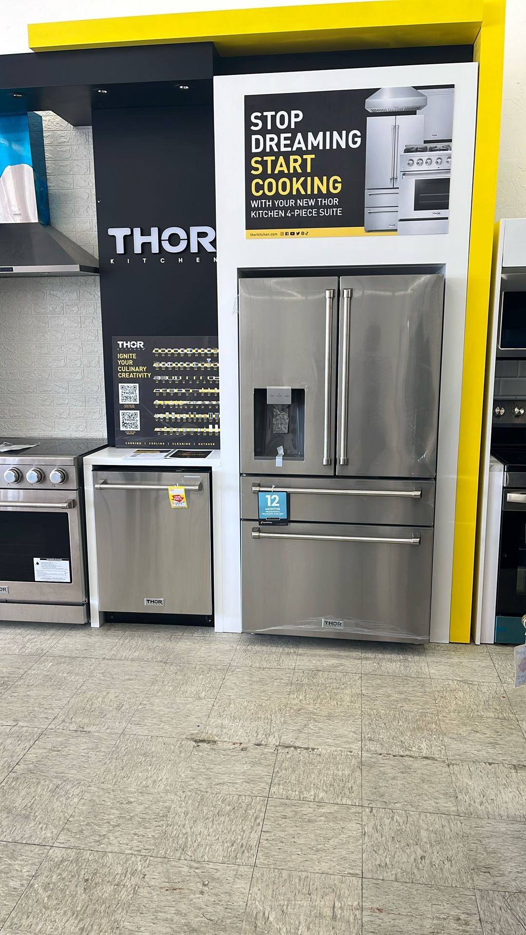 New Refrigerator 36” - Counter Depth - Finance Available- Brand Thor Kitchen
