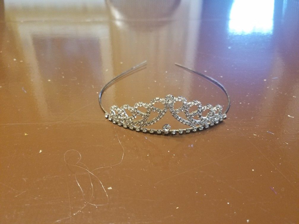 Crystal tiara crown