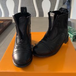 Saxon Syntovia Zip Paddock Boots