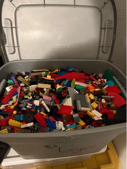 Lego bin pick up for 70$ today