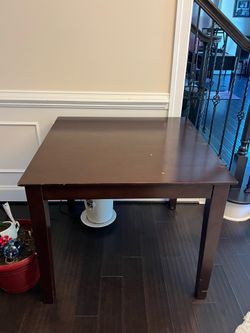 Red Chair Table Set