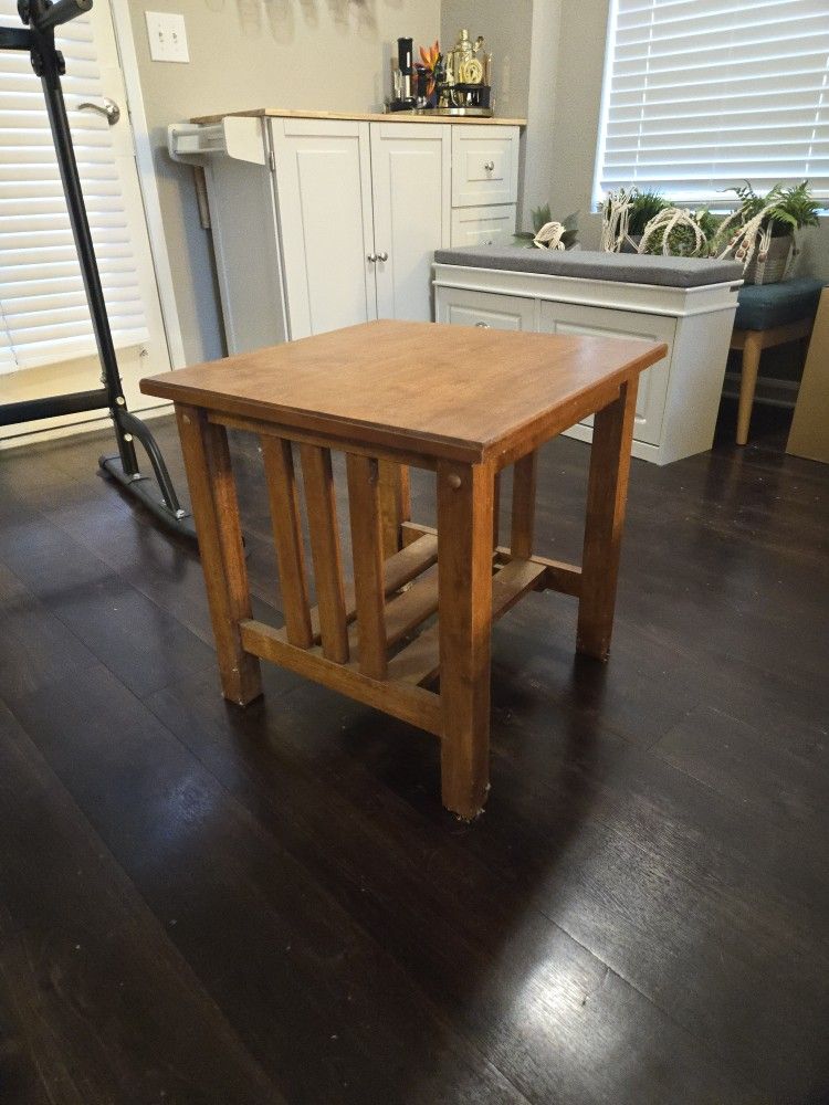 Solid Wood End Table