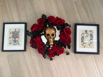 Skeleton Halloween Wall Art