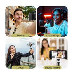 ✨️ NEW Vivitar Power Grip Charger Selfie Stick Tripod Battery Bluetooth Smartphone Gopro Influencer