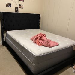 Upholstered Platform Bed 