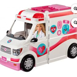 Barbie Ambulance / Barbie Care Clinic 2-in-1 Fun Playset 