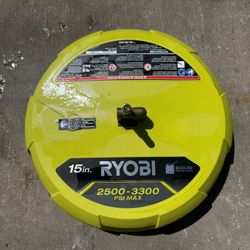 Ryobi 15” pressure washer surface cleaner 2(contact info removed) psi max