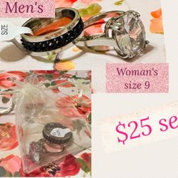 Couples Rings $25 Set 