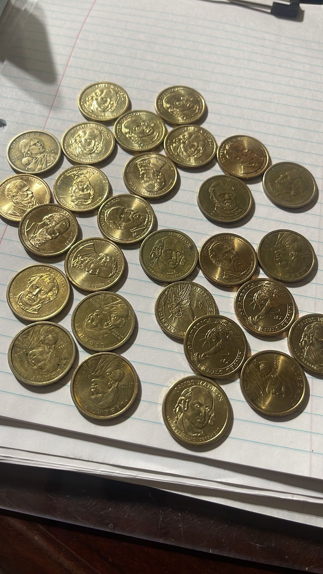 Gold Dollar coins