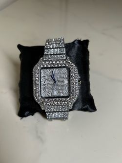 35 mm Cartier Santos Stainless Steel Watch
