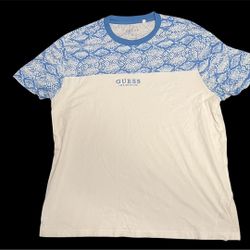 GUESS Los Angeles snake-print tee