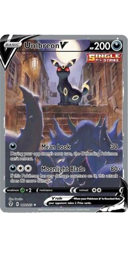 Pokemon card Umbreaon V