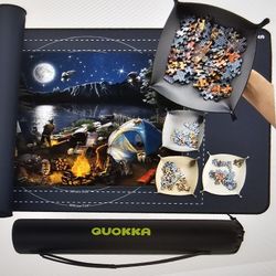 Puzzle Mat Roll Up Fits Jigsaw Puzzles UP To 3000 Pcs 46"×26"